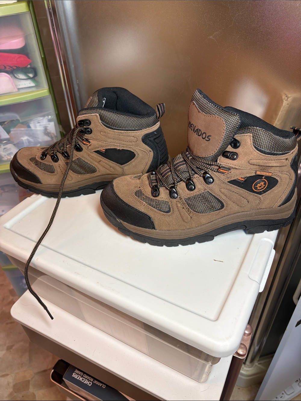 Mens Brown Hiking Boots
